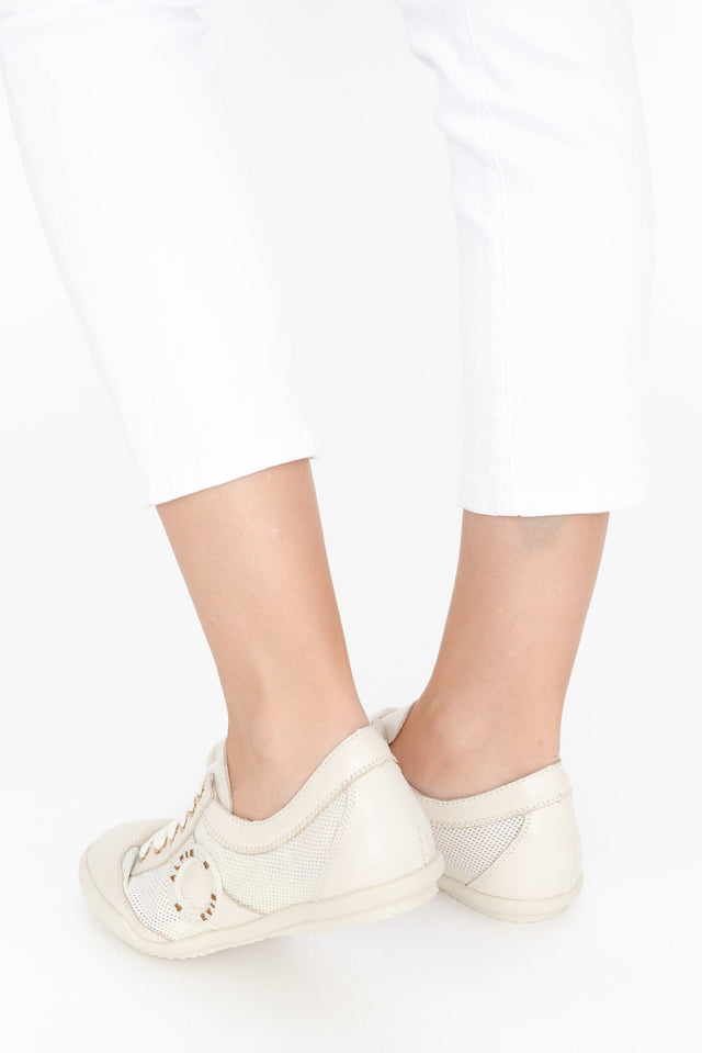 Jamie Cream Mesh Sneaker image 8