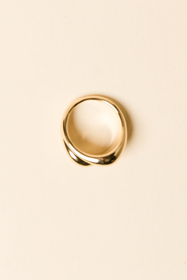 Jem Gold Double Band Ring image 2