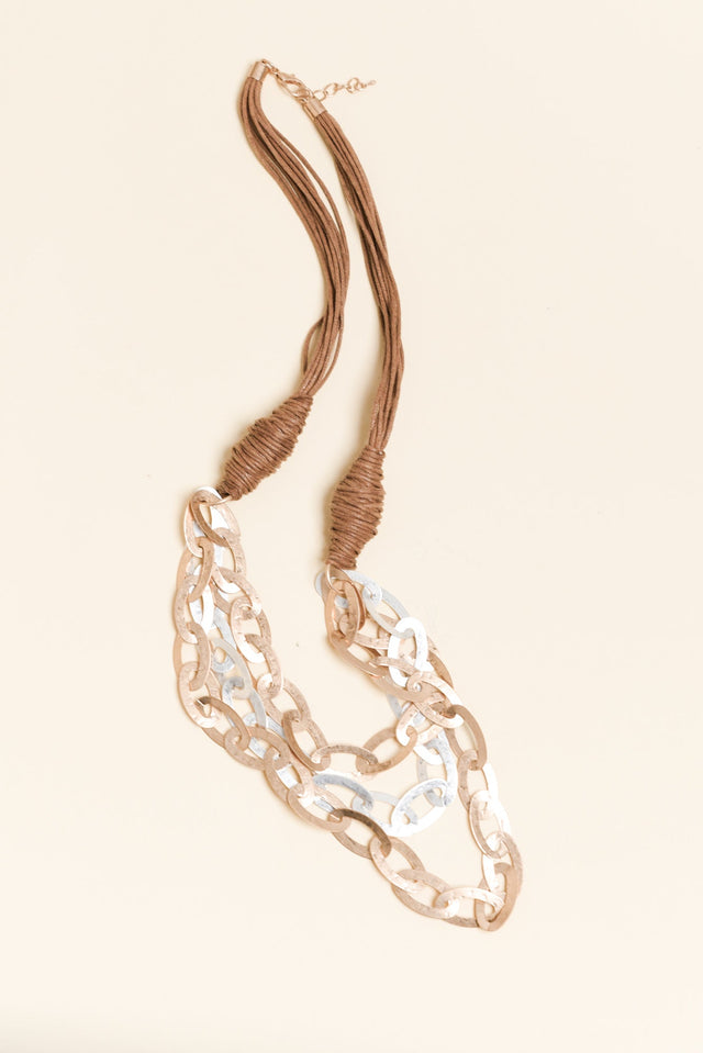 Jireh Gold Linked Necklace image 1