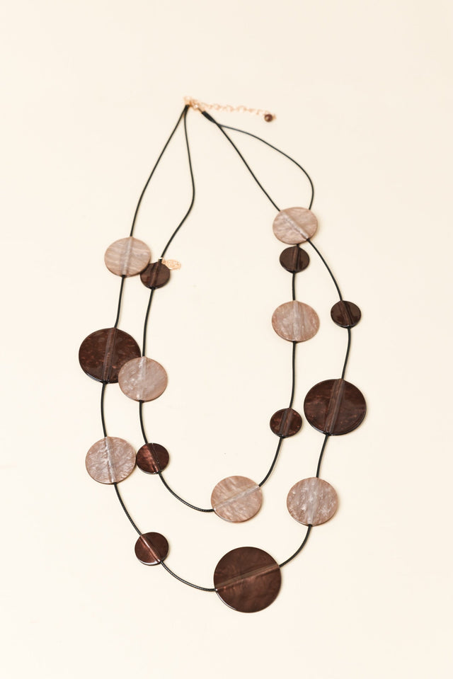 Julius Bronze Disc Necklace image 1