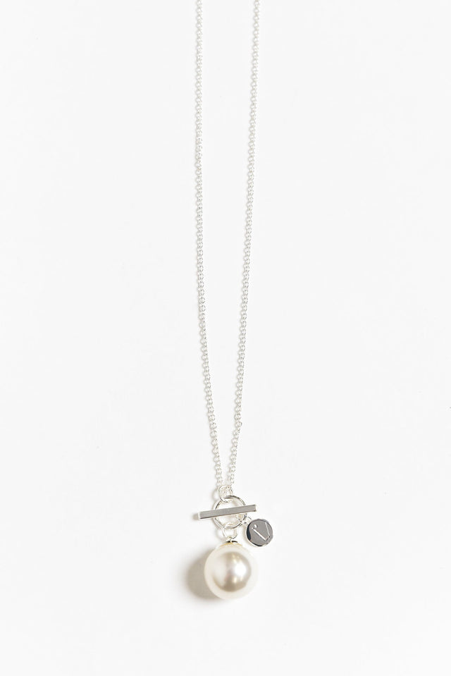 Kora Silver Pearl Necklace image 1