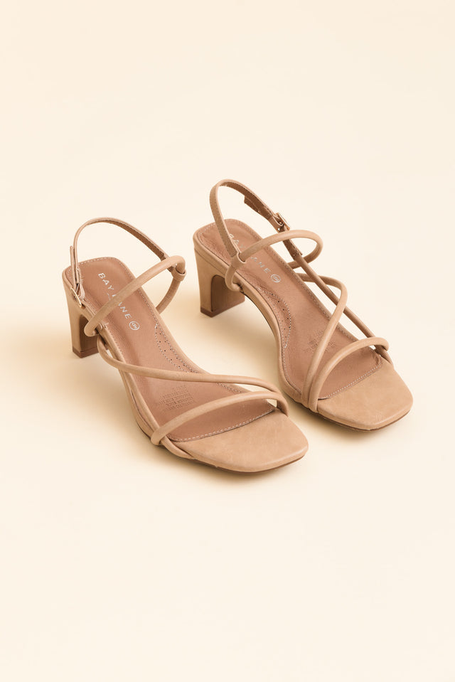 Krystal Nude Crossover Heel