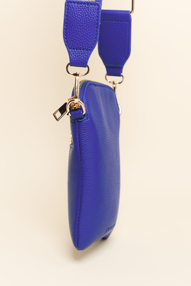 Leola Blue Walker Crossbody Bag