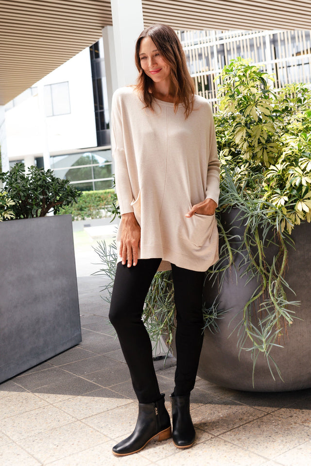 Leona Black Ponte Pants