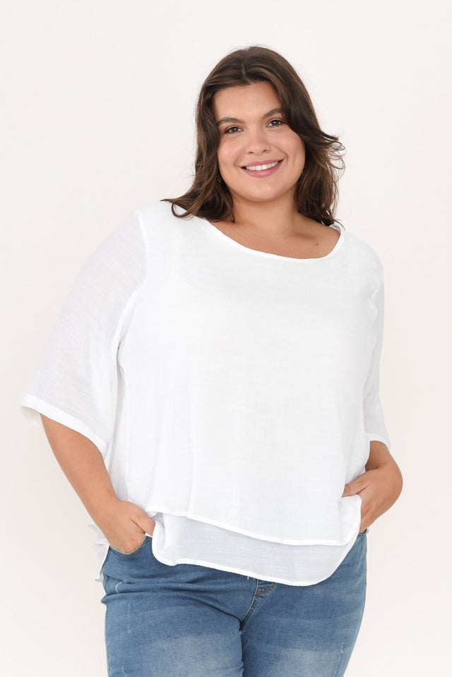 plus-size,curve-tops,plus-size-sleeved-tops,plus-size-cotton-tops,alt text|model:Gabby image 8