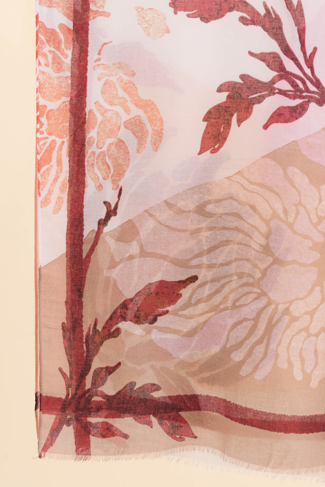 Maleny Pink Garden Scarf image 4