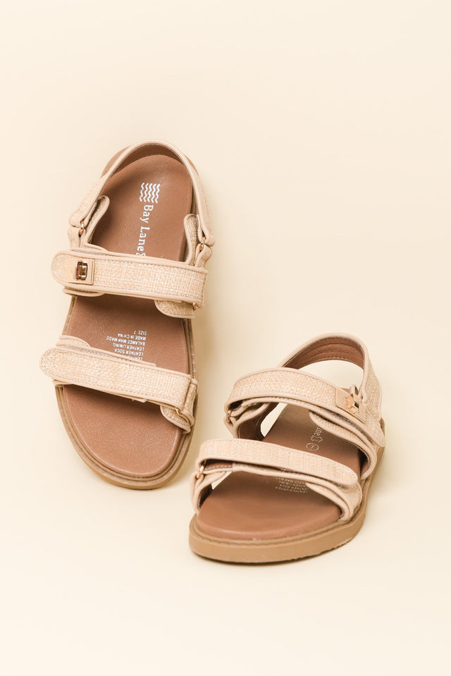 Milly Natural Raffia Leather Sandal image 2