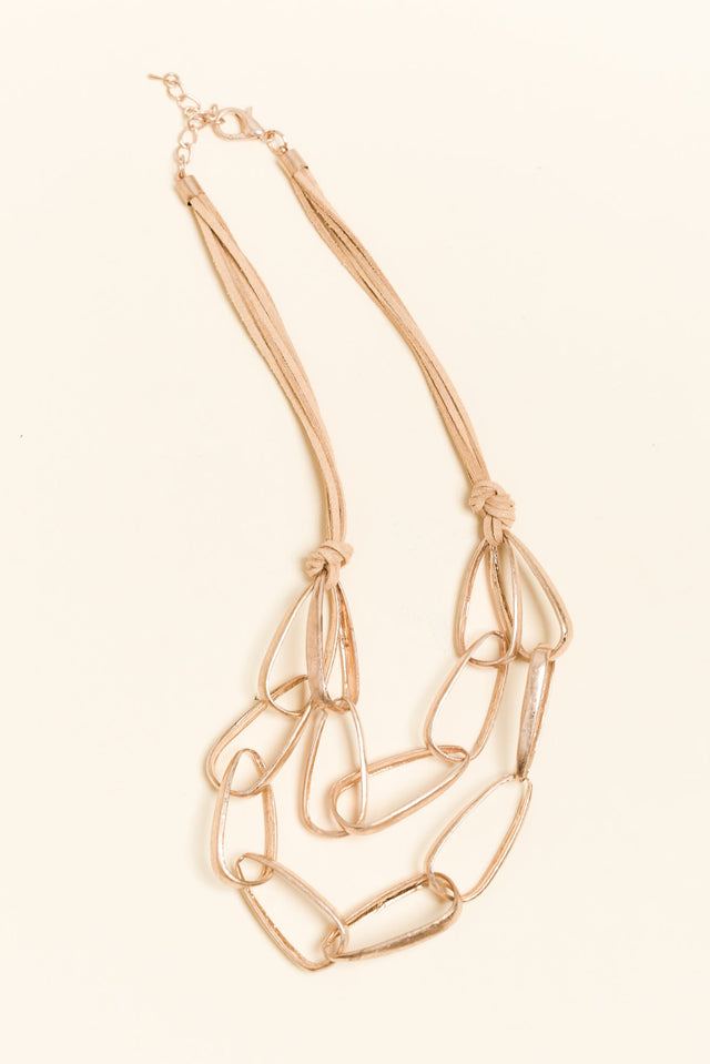 Minka Gold Link Necklace image 1