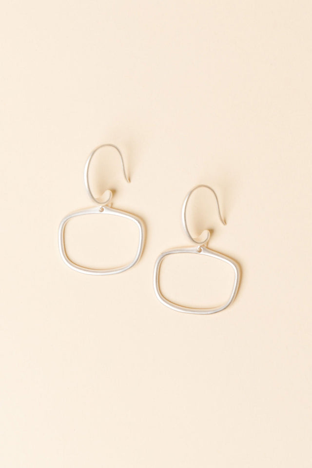 Nanga Silver Hoop Hook Earrings image 1
