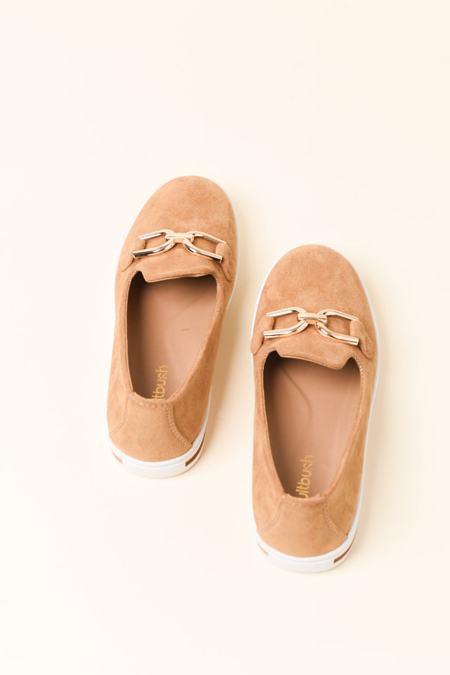 Nature Tan Platform Loafer image 5
