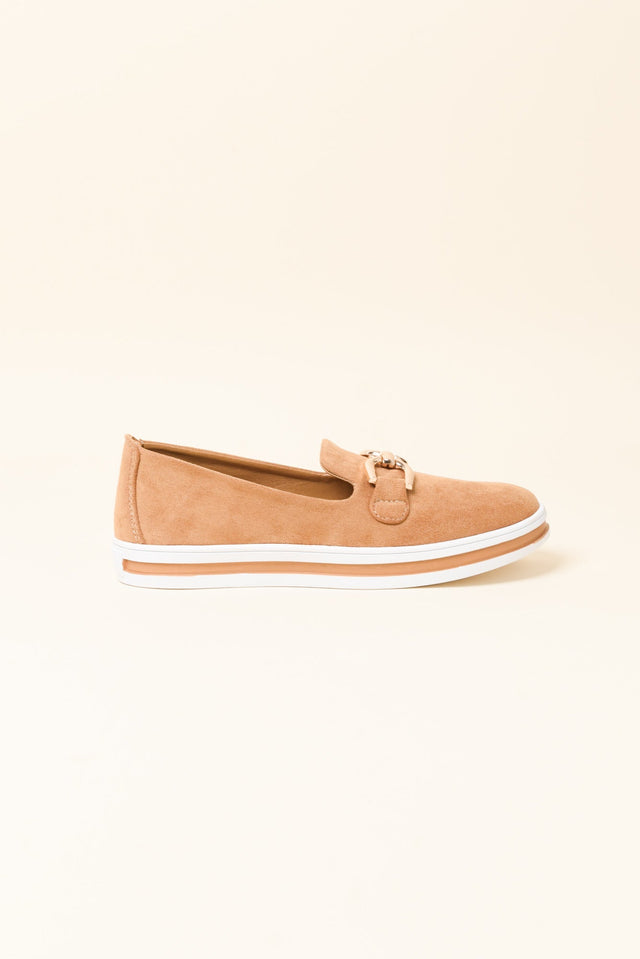 Nature Tan Platform Loafer image 1