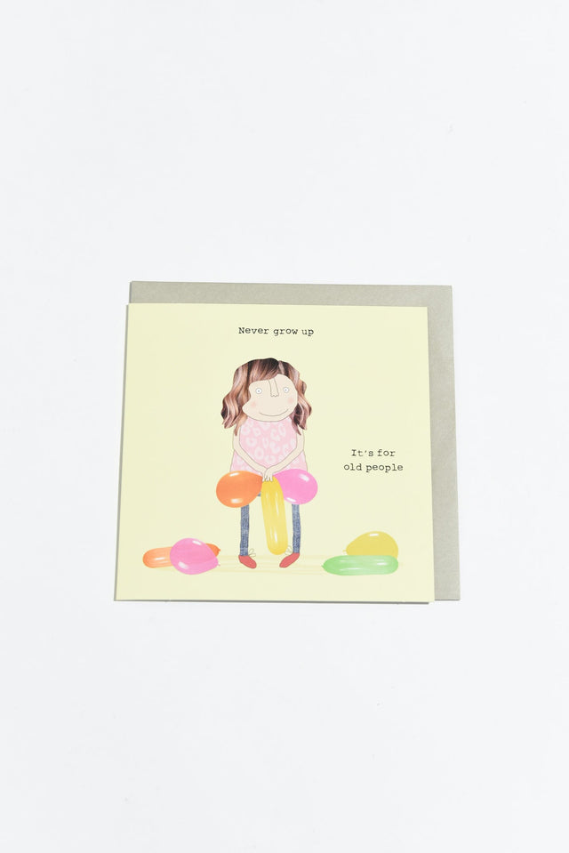 Never Grow Up Birthday Card image 1