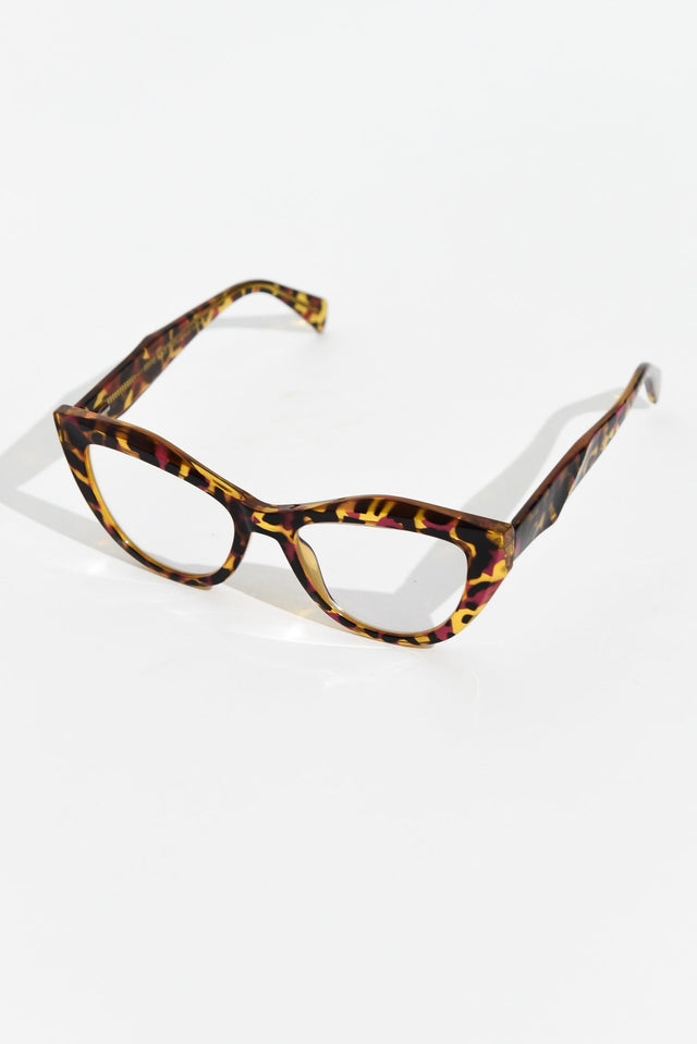 Newcastle Pink Tortoiseshell Reading Glasses image 2