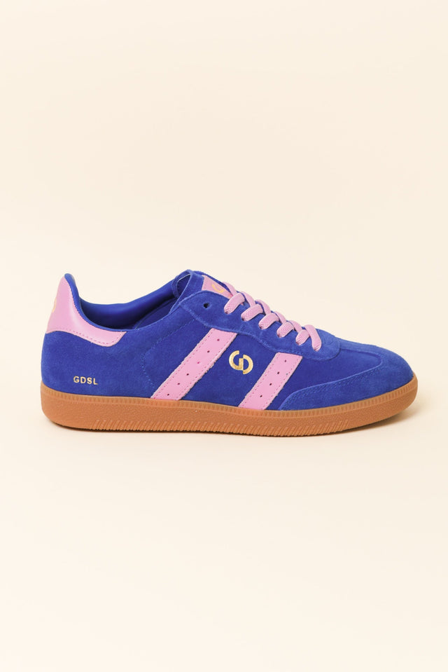 Parallel Cobalt Contrast Suede Sneaker image 1