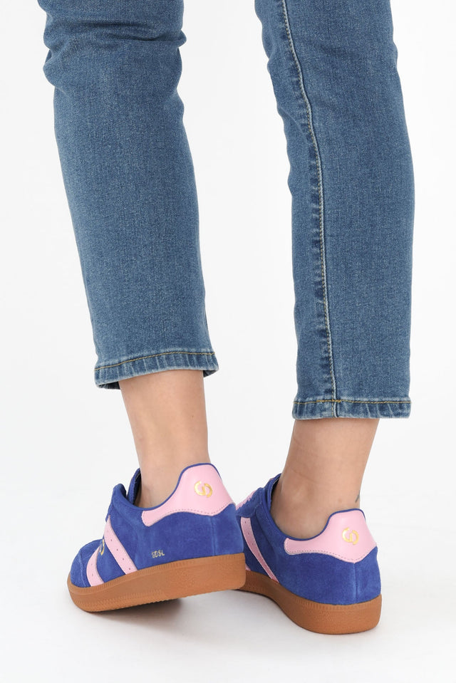 Parallel Cobalt Contrast Suede Sneaker image 7