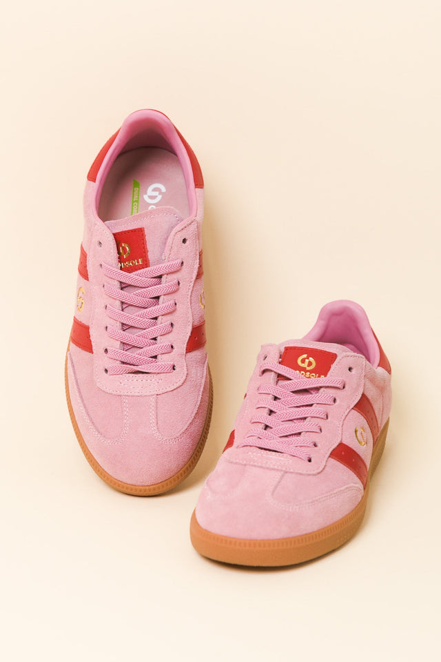 Parallel Pink Contrast Suede Sneaker image 3
