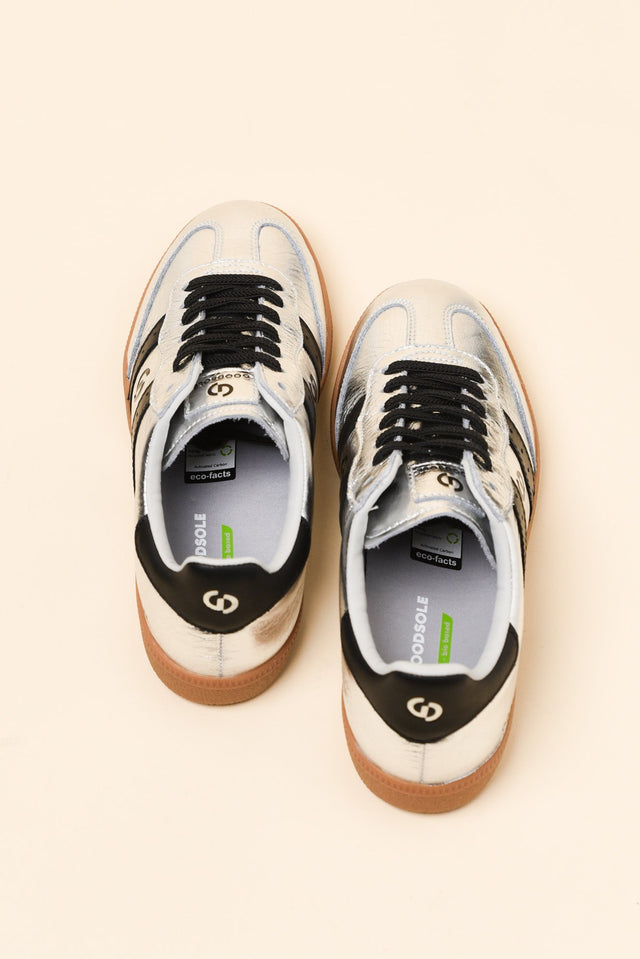 Parallel Silver Contrast Suede Sneaker image 5