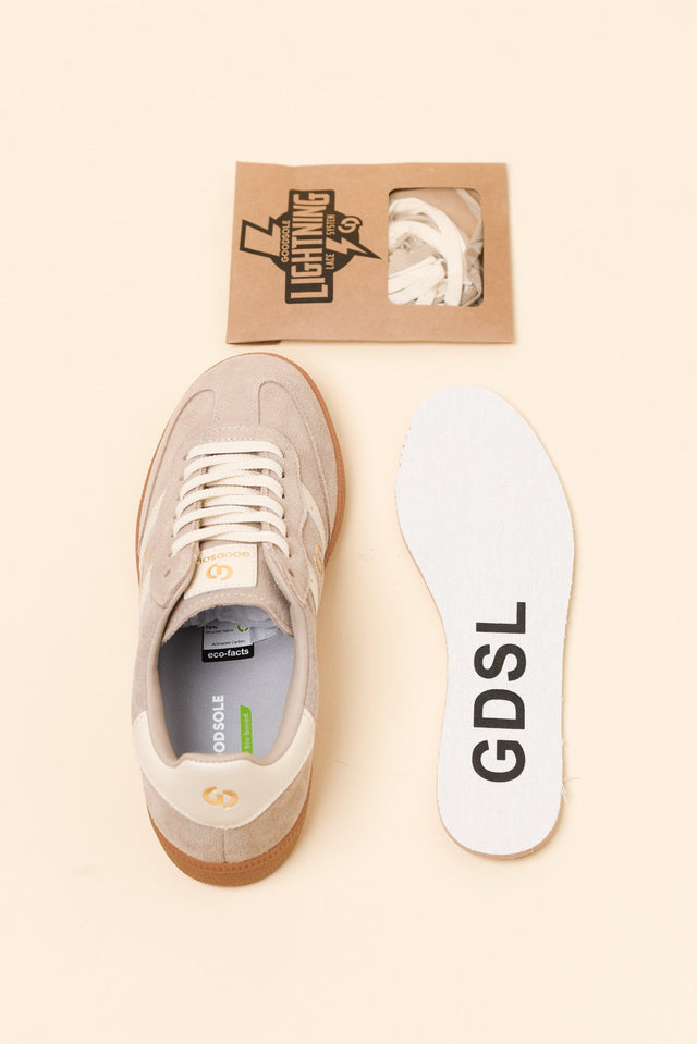 Parallel Taupe Contrast Suede Sneaker image 4