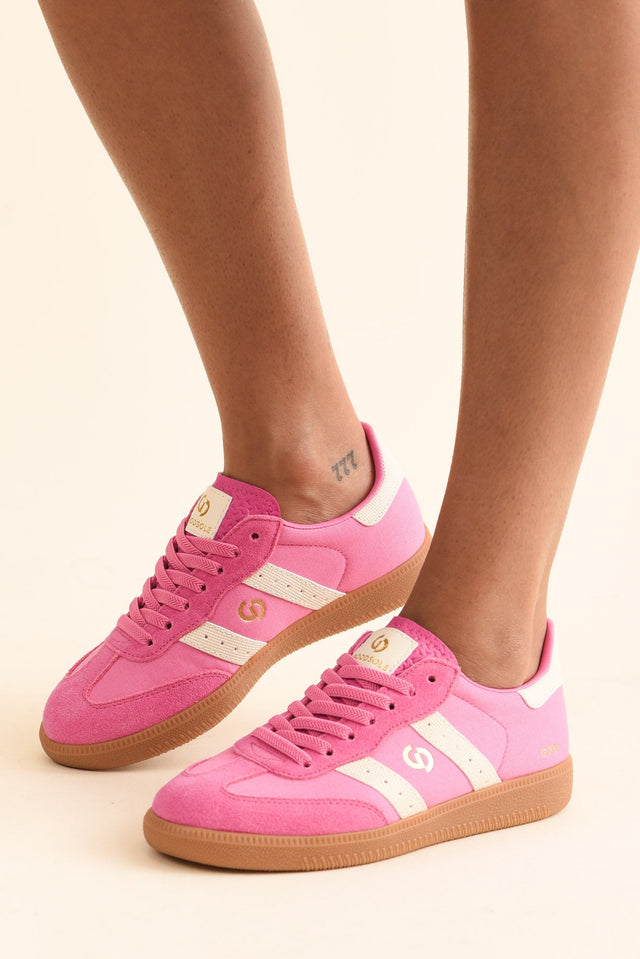 Parallel Hot Pink Contrast Canvas Sneaker image 5