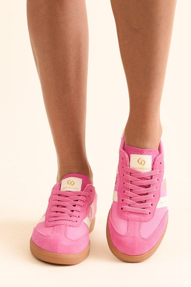 Parallel Hot Pink Contrast Canvas Sneaker image 6