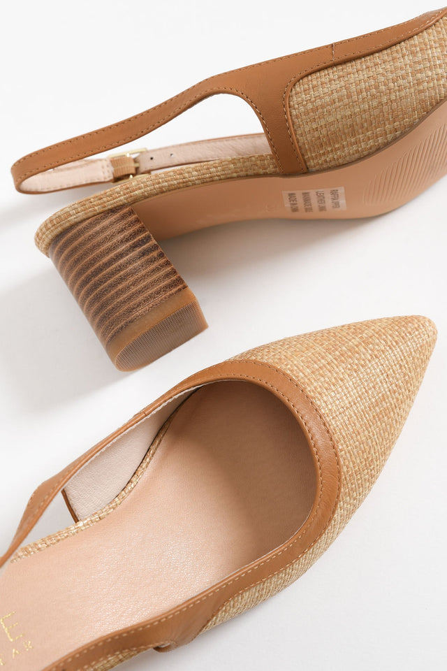 Patricia Tan Contrast Leather Slingback Heel image 3