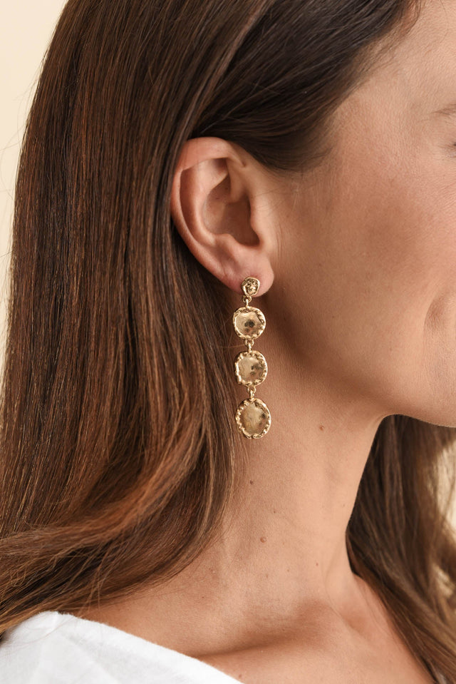 Paxos Gold Drop Earrings image 2