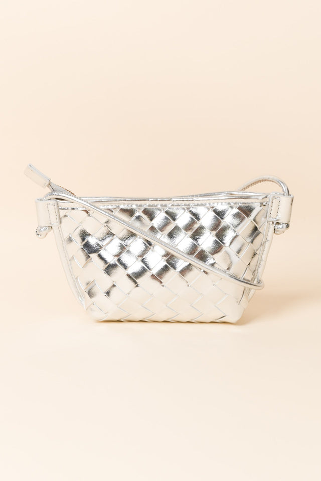 Perez Silver Crossbody Bag