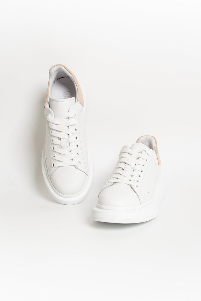 Perez White Leather Sneaker image 2