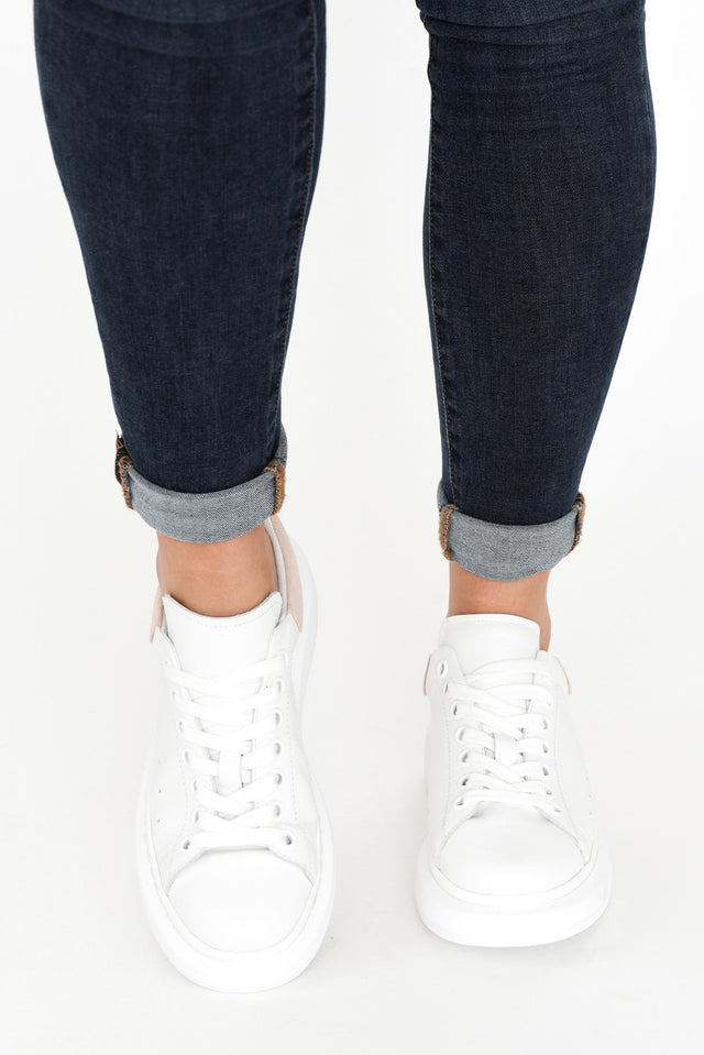 Perez White Leather Sneaker image 5