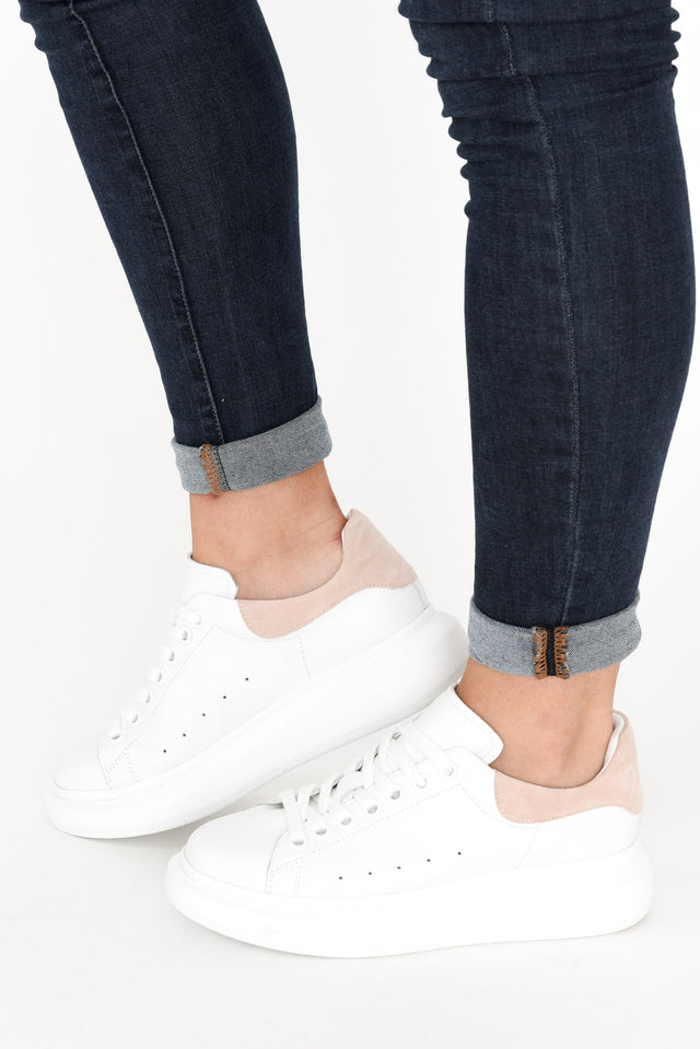 Perez White Leather Sneaker image 1