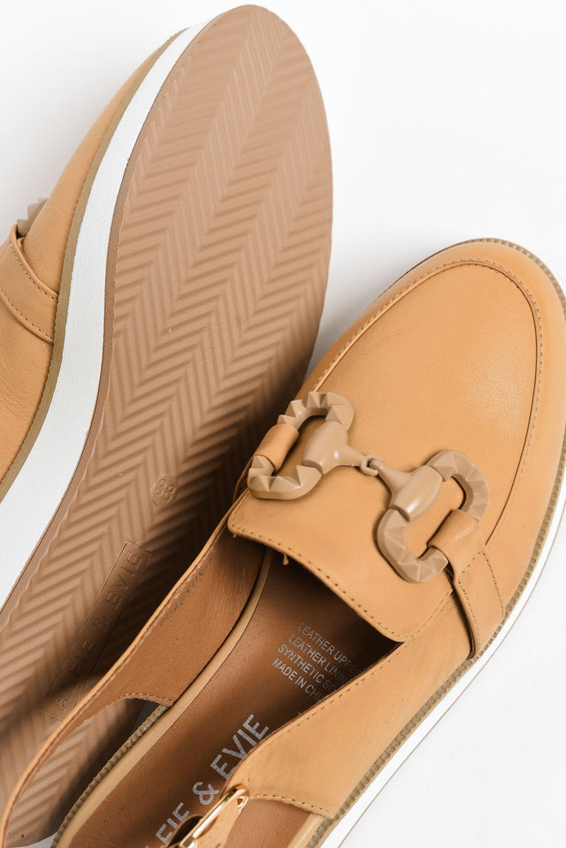 Quantum Camel Leather Slingback Loafer image 4
