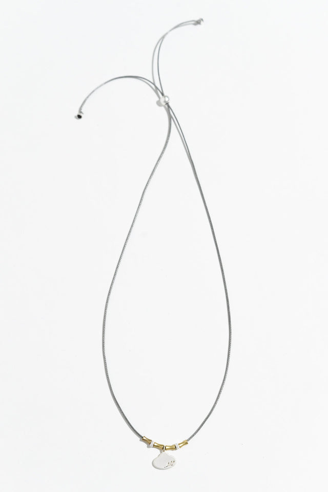 Raelyn Silver Leaf Pendant Necklace image 1