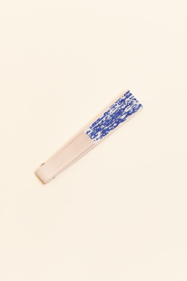 Regal Blue Floral Hand Fan image 4