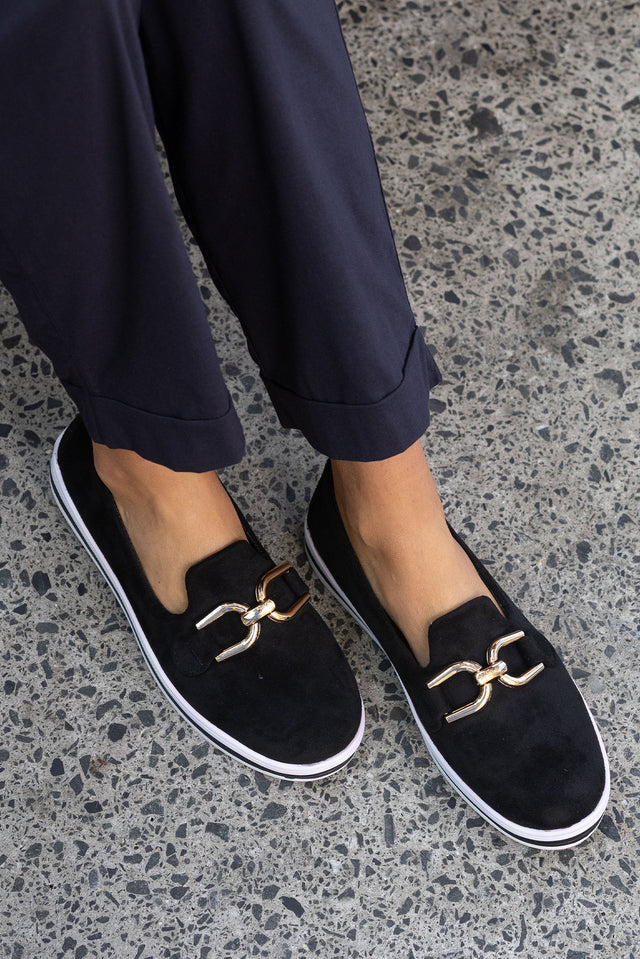 Nature Black Platform Loafer image 2