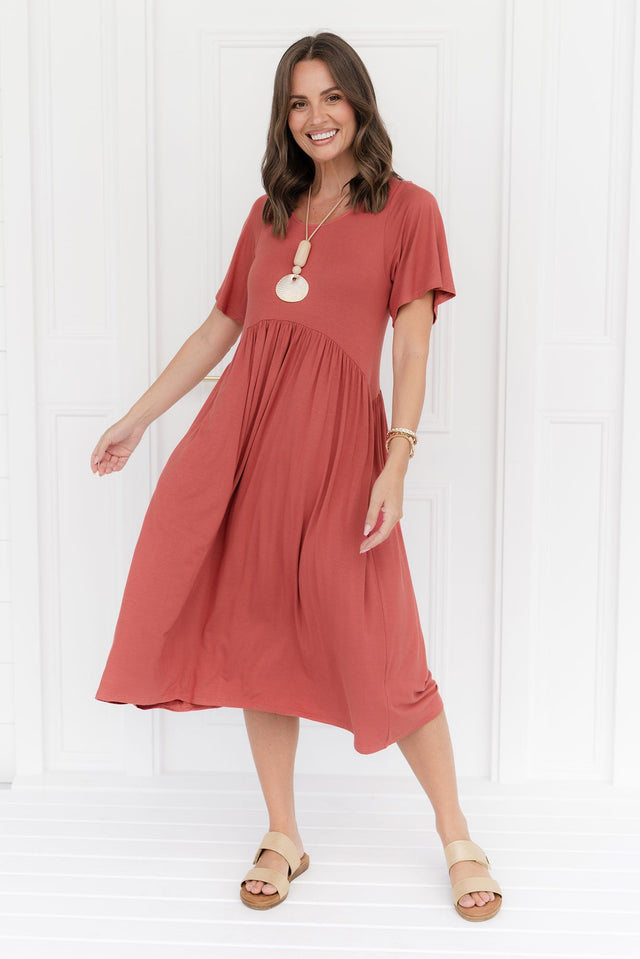 Dalton Rust Crescent Dress