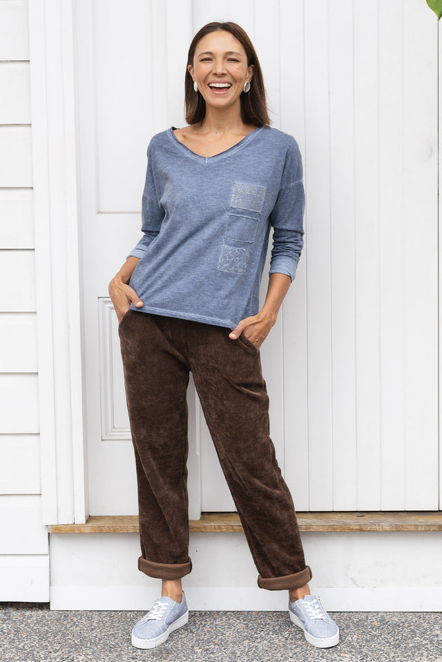 Fulton Steel Patchwork Cotton Top