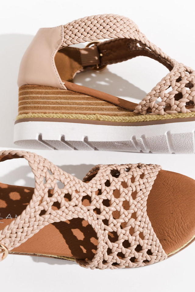 Rumour Blush Leather Wedge Sandal image 4