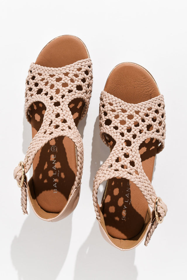 Rumour Blush Leather Wedge Sandal image 3