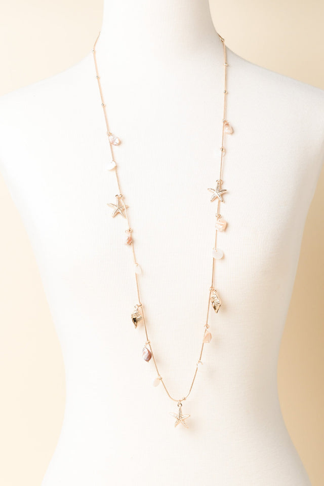 Scala Gold Shell Charm Necklace image 2