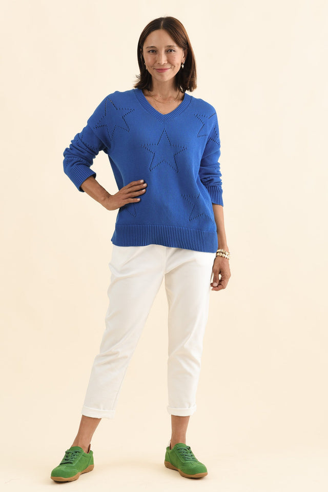 Selene Blue Star Cotton Jumper image 2