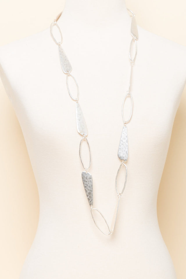 Sila Silver Linked Necklace image 2