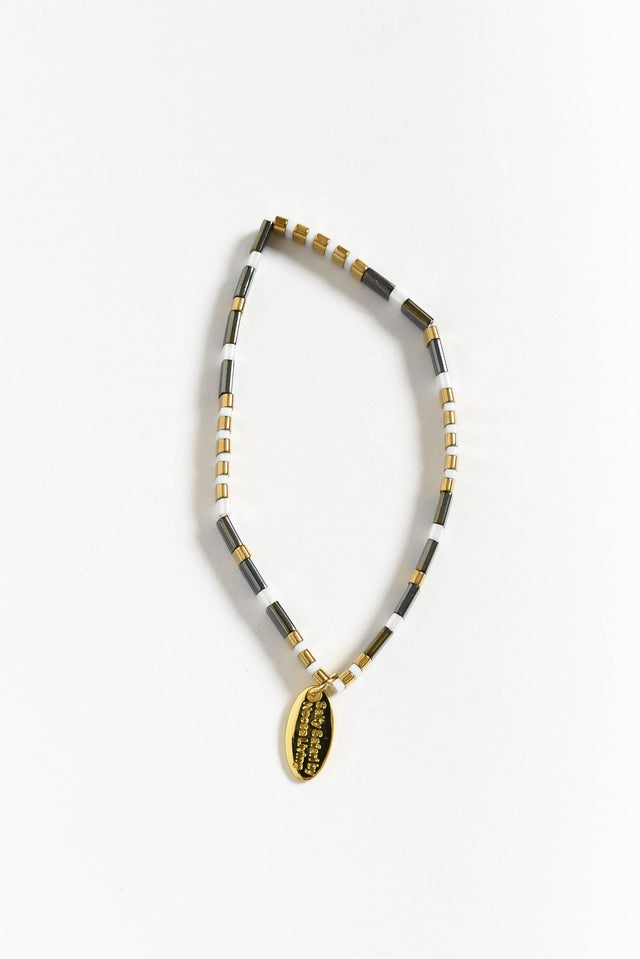 Skipper Charcoal Flat Bracelet image 1