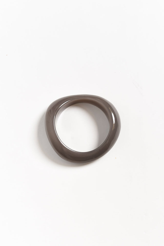 Suna Grey Asymmetric Bangle image 1