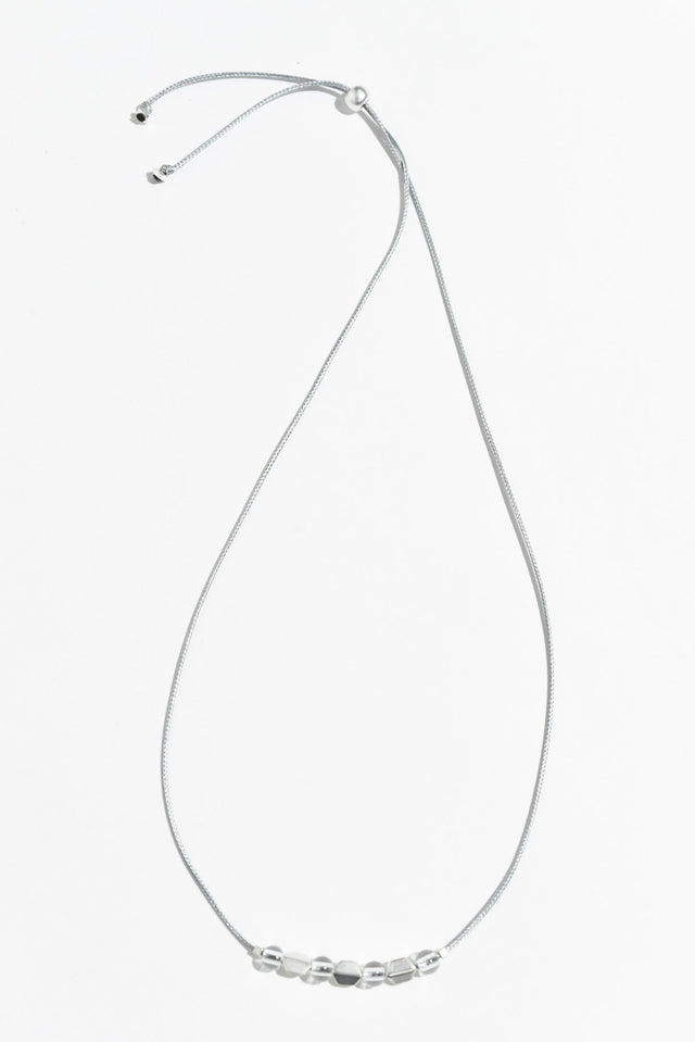 Sunita Silver Beaded Necklace image 1