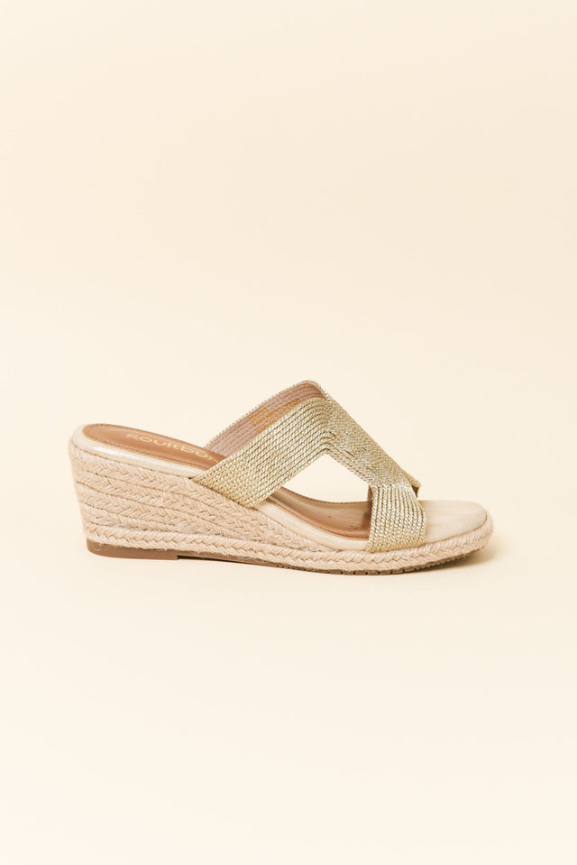 Talent Gold Espadrille Wedge