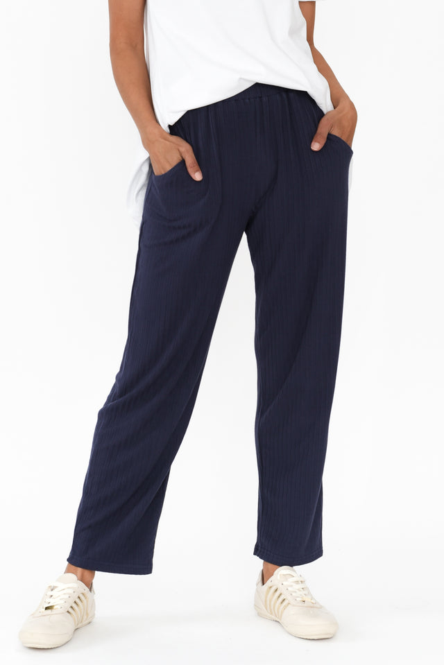 Tilbury Steel Ribbed Pants