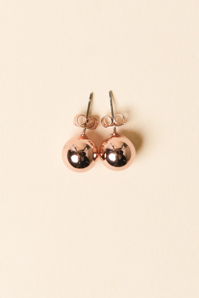 Tommy Rose Gold Stud Earrings image 1