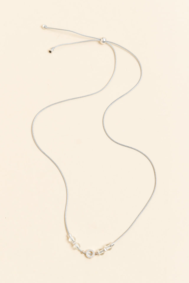 Valera Silver Beaded Necklace image 1