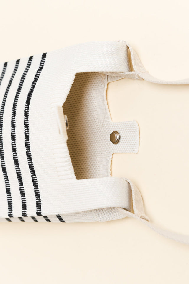 Waverly Black Stripe Phone Bag image 3