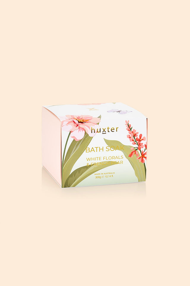 White Florals and French Pear Bath Soak image 2